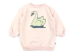 Wheat sweatshirt Terry swan dim rose